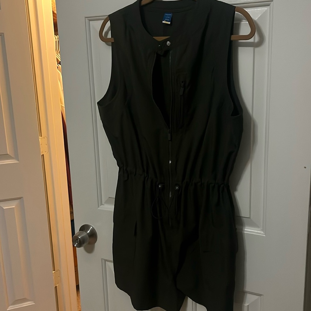 Army Green Athletic Romper